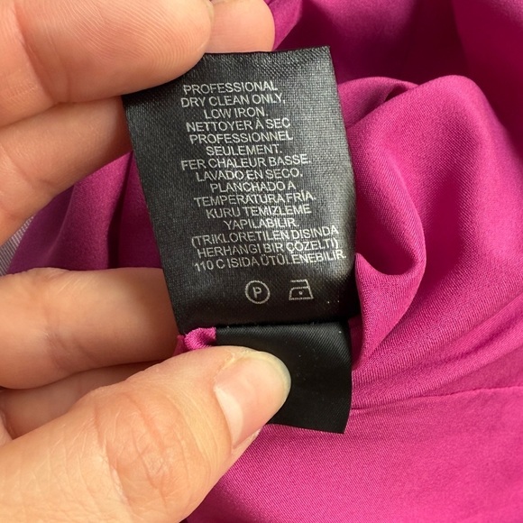 Tibi New York 100% Silk Pink Mini Dress Sz 4 Open Back Cocktail Party Barbie - Picture 7 of 11